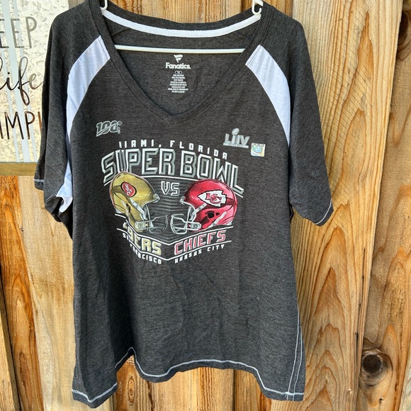 Fanatics Tops - Fanatics 1x Super Bowl 49ers vs Chiefs